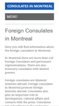 Mobile Screenshot of consulate-montreal.com